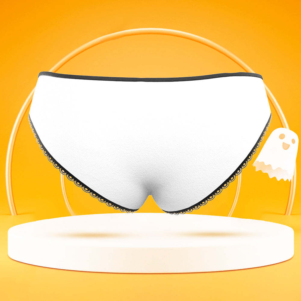 Benutzerdefinierte Gesicht Höschen Frau Kurze Zauberer Unterwäsche für Halloween