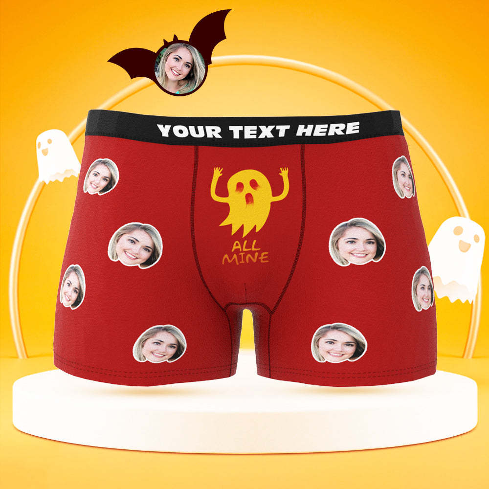 Benutzerdefinierte Gesicht Boxer Männer Boxer Shorts Halloween Geschenk für alle meine
