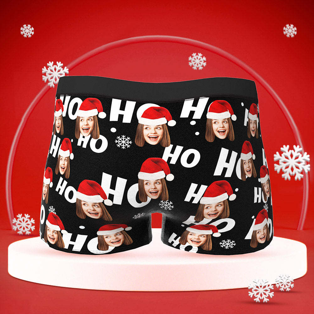 Benutzerdefinierte Gesicht Boxer Slips Personalisierte Männer Shorts mit Freundin Foto Weihnachtsgeschenke