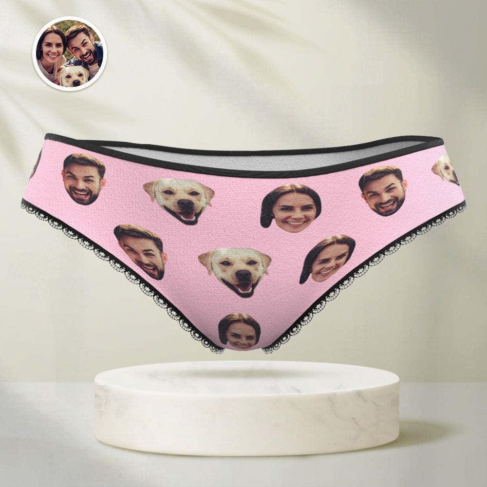 Personalisierte lustige Gesicht Höschen Benutzerdefinierte bunte Unterwäsche mit Foto Geschenk für Frauen