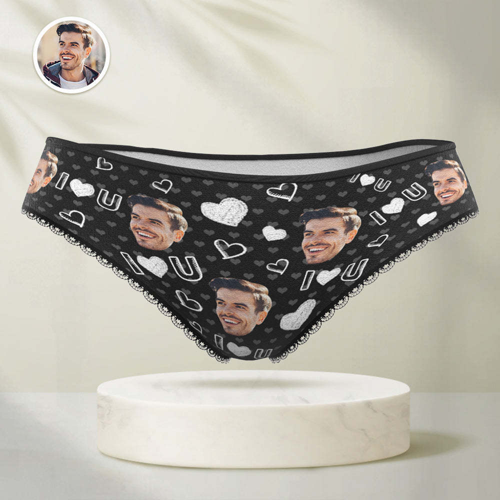 Personalisierte Gesicht Höschen Benutzerdefinierte bunte Unterwäsche mit Foto Geschenk für Frauen