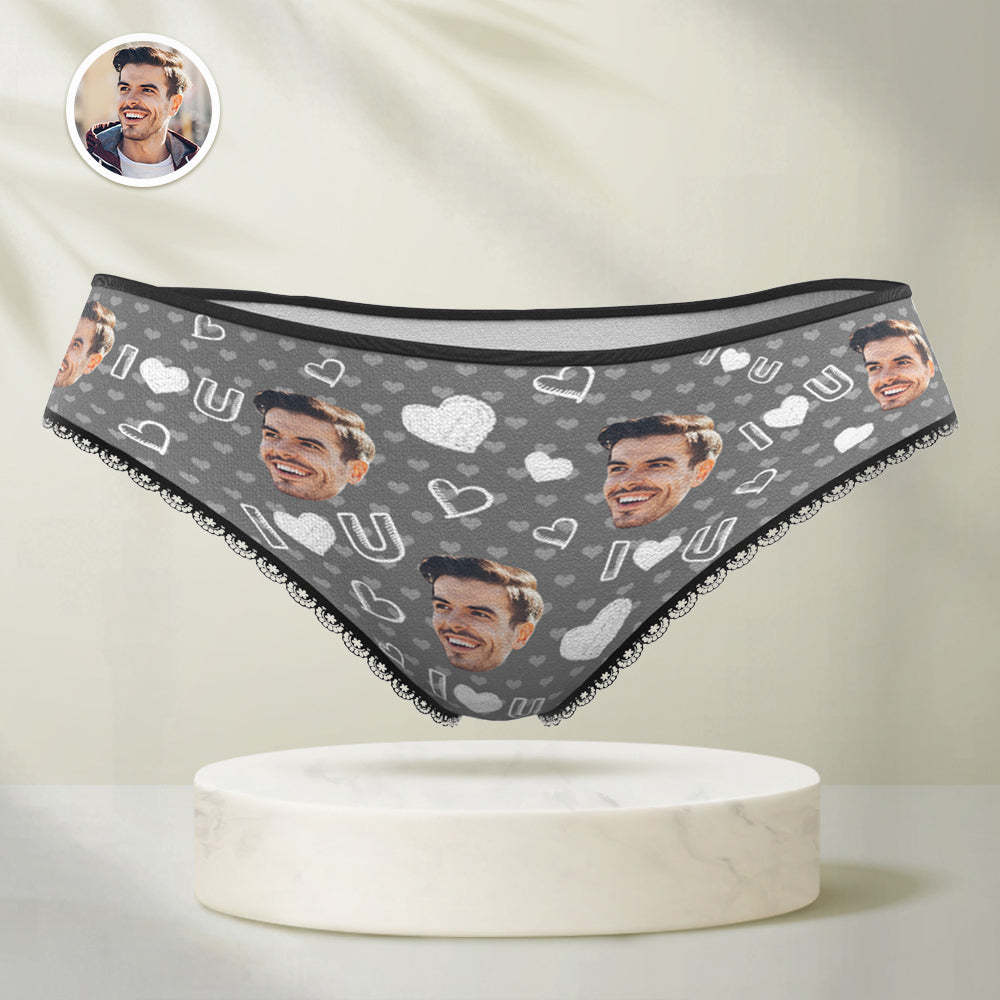 Personalisierte Gesicht Höschen Benutzerdefinierte bunte Unterwäsche mit Foto Geschenk für Frauen