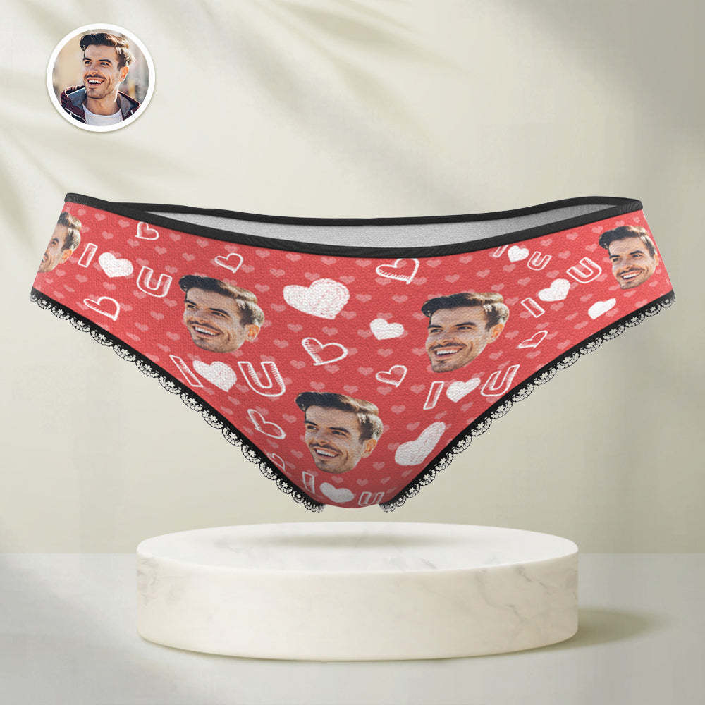 Personalisierte Gesicht Höschen Benutzerdefinierte bunte Unterwäsche mit Foto Geschenk für Frauen