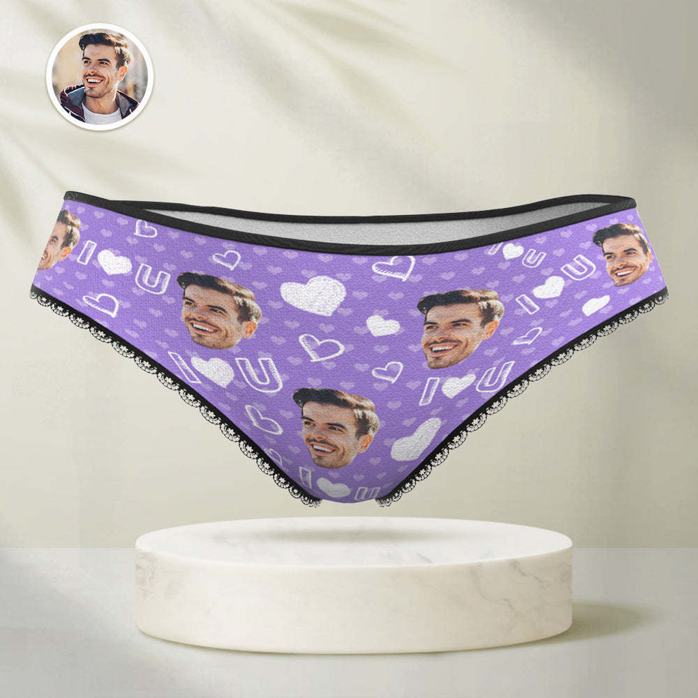 Personalisierte Gesicht Höschen Benutzerdefinierte bunte Unterwäsche mit Foto Geschenk für Frauen