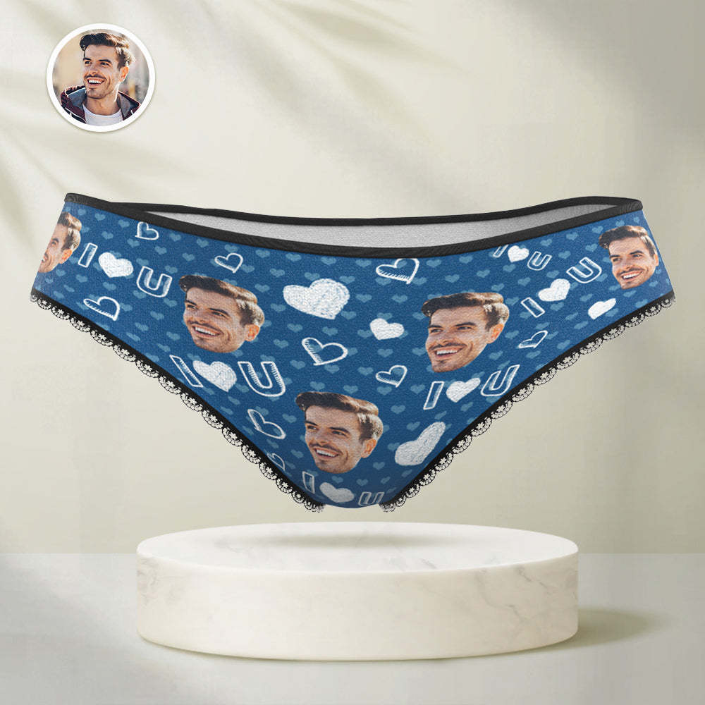 Personalisierte Gesicht Höschen Benutzerdefinierte bunte Unterwäsche mit Foto Geschenk für Frauen