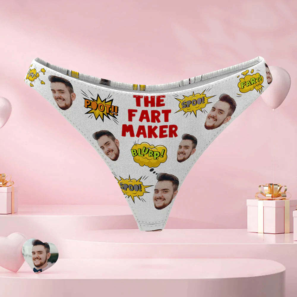 Benutzerdefinierte Gesicht String Personalisierte Frauen Lustige Höschen Mit Foto Der Furz Maker