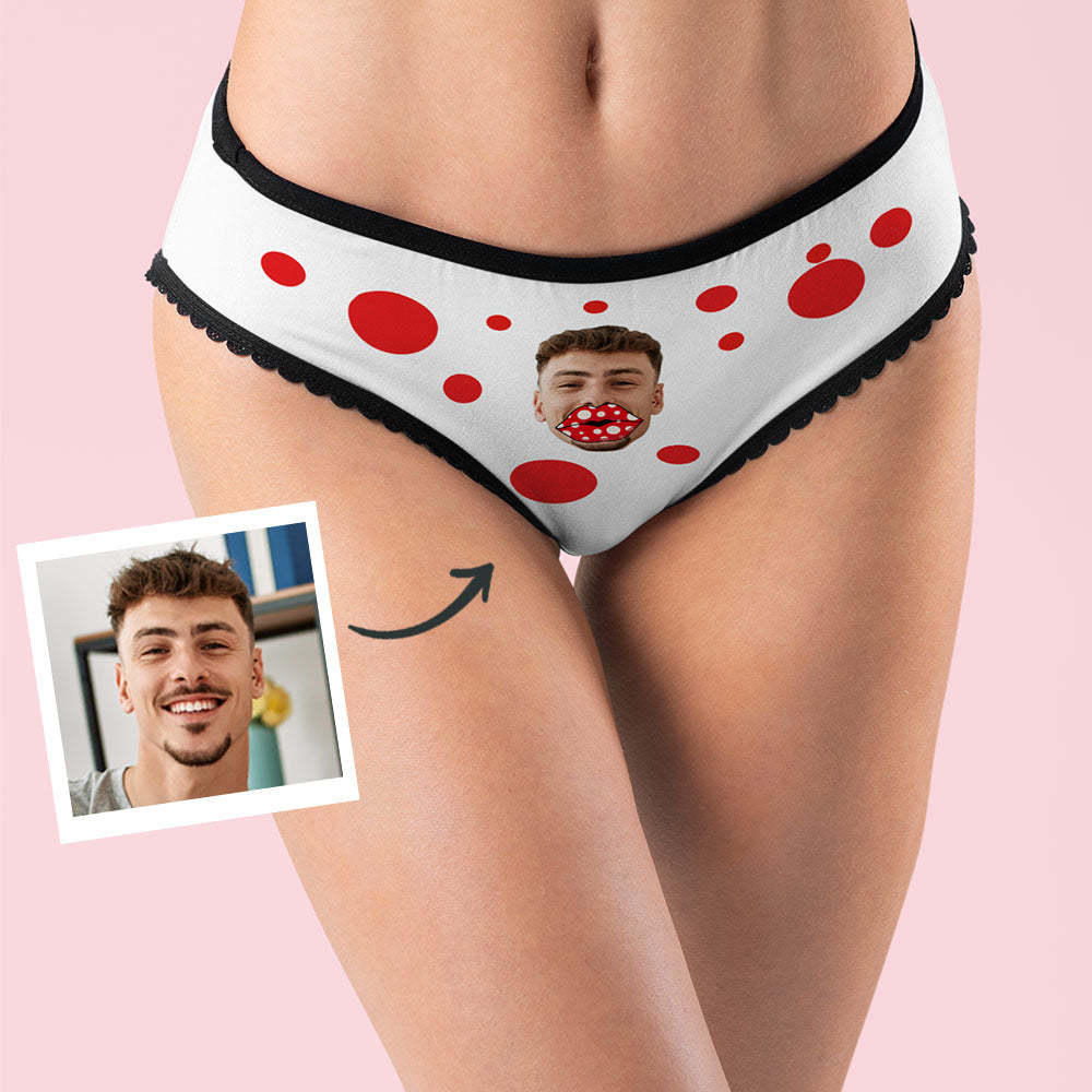 Benutzerdefinierte AR Gesicht Boxer Personalisierte lustige Lippen Valentinstag Geschenk für sie