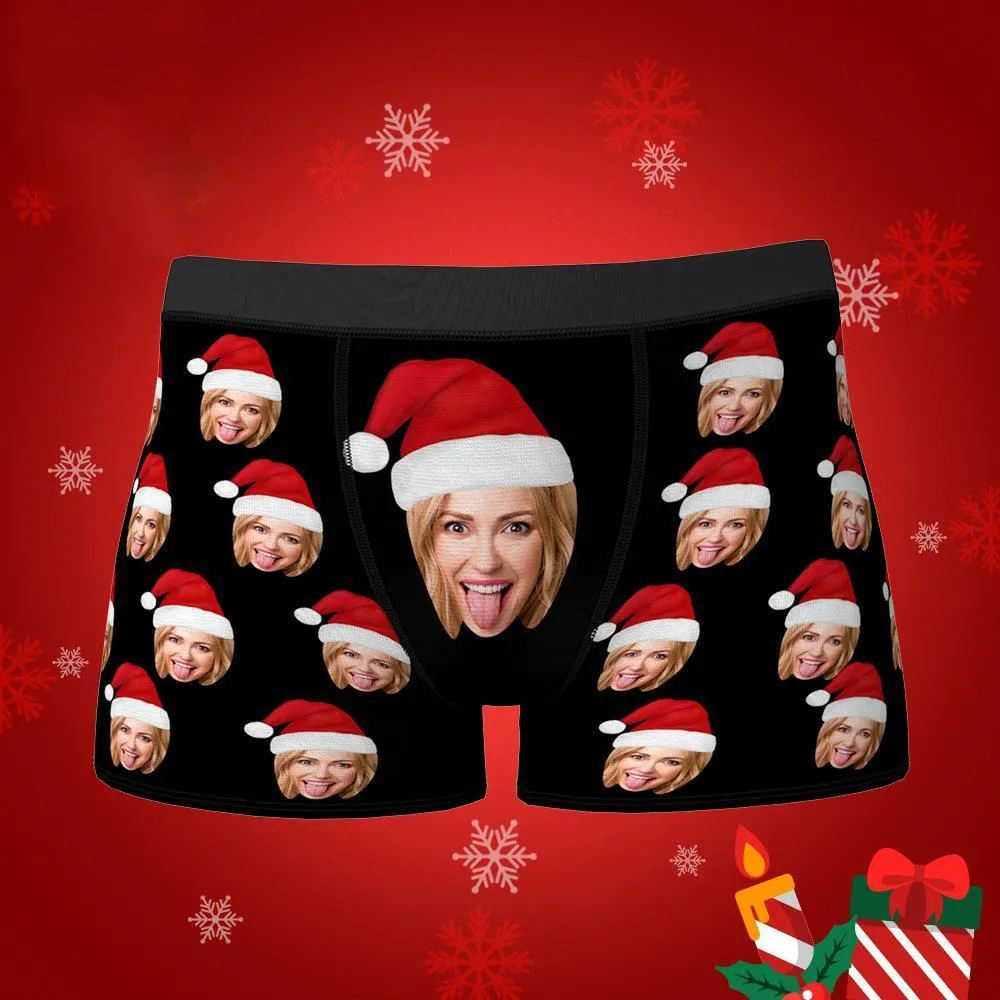 Boxershorts mit individuellem Gesicht Personalisierte Fotounterwäsche