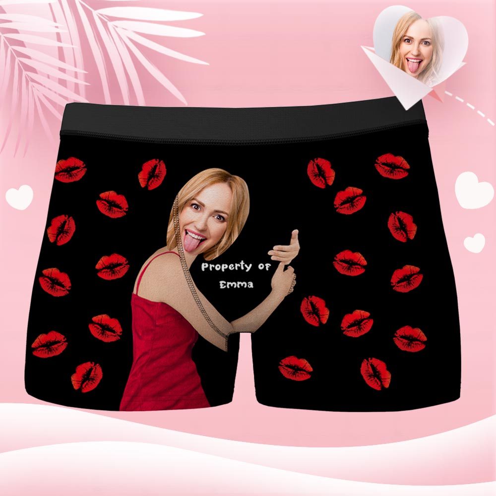 3D-Vorschau – Benutzerdefinierte Boxershorts mit Aufschrift ?Love Hug