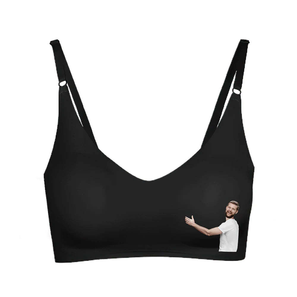 Benutzerdefinierte Gesicht Frauen Nahtlose Dessous Personalisierte Frauen Camisole Unterwäsche Freund Umarmung