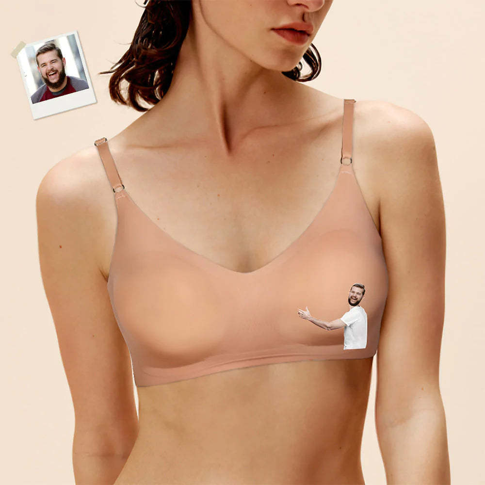 Benutzerdefinierte Gesicht Frauen Nahtlose Dessous Personalisierte Frauen Camisole Unterwäsche Freund Umarmung