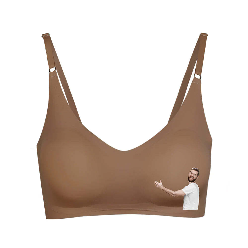 Benutzerdefinierte Gesicht Frauen Nahtlose Dessous Personalisierte Frauen Camisole Unterwäsche Freund Umarmung