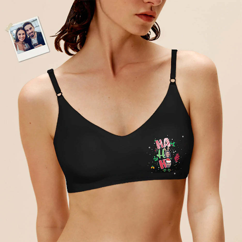 Benutzerdefinierte Gesicht Frauen Nahtlose Dessous Personalisierte Frauen Camisole Unterwäsche Weihnachtsgeschenk