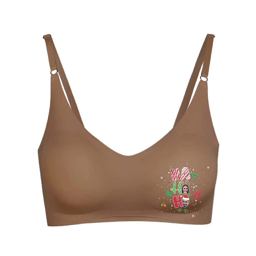 Benutzerdefinierte Gesicht Frauen Nahtlose Dessous Personalisierte Frauen Camisole Unterwäsche Weihnachtsgeschenk
