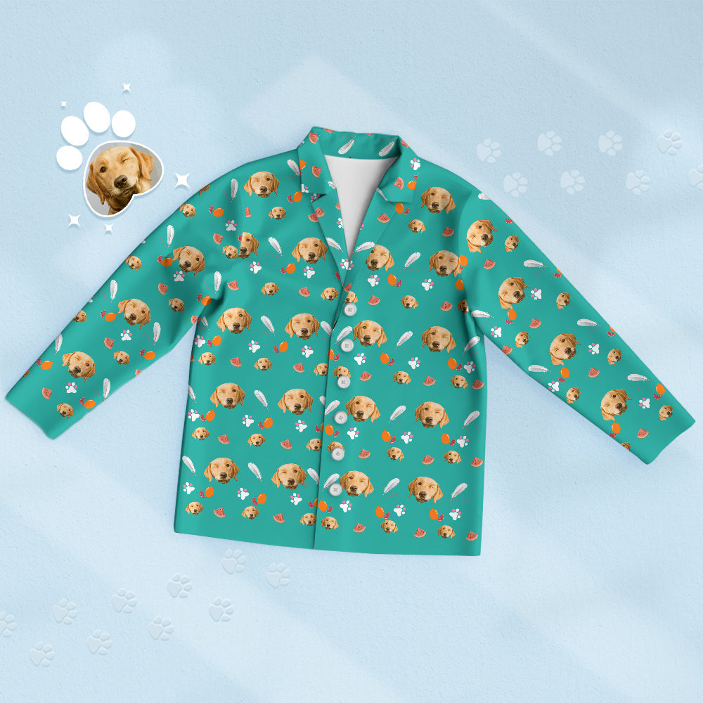 Benutzerdefinierte Haustier Gesicht Lustige Pyjamas Personalisierte Foto Pyjama Mehrfarbiges Geschenk für Frauen und Männer