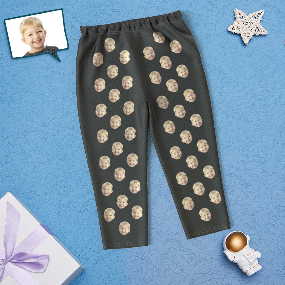 Benutzerdefinierte Gesicht Kinder Pyjamas Personalisierte Kinder Nachtwäsche