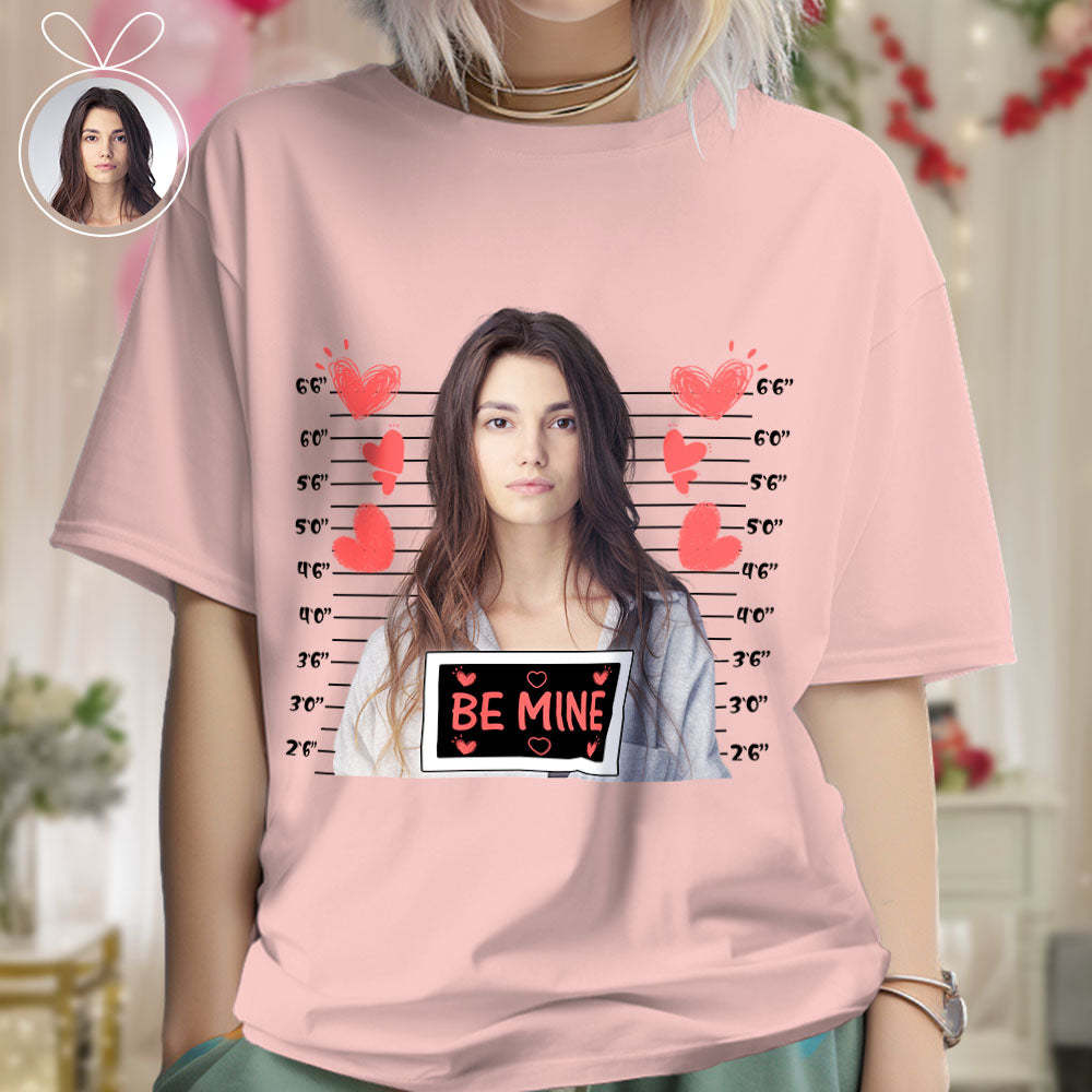 Individuelle Foto-t-shirts, Personalisiertes Brust-foto-t-shirt, Valentinstagsgeschenke Für Paare - DePhotoBoxer