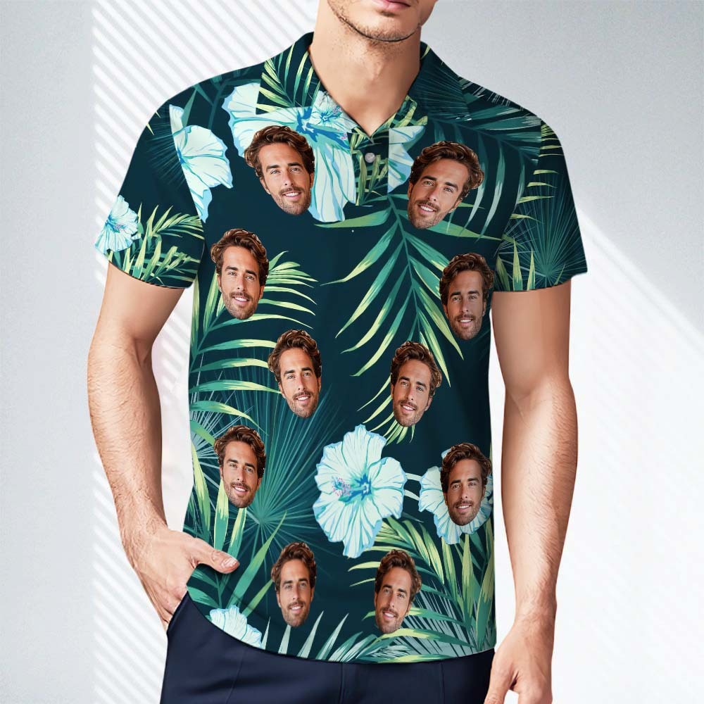 Custom Personalized Polo Shirts Custom Men's Face Polo Shirt Special G