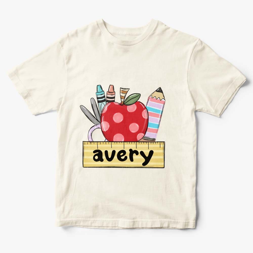Personalisiertes T-shirt Zum Schulanfang, Erstes Schultagsshirt, Geschenk Für Kinder - DePhotoBoxer