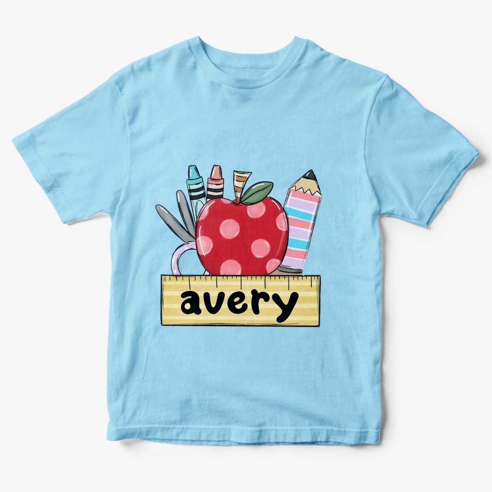 Personalisiertes T-shirt Zum Schulanfang, Erstes Schultagsshirt, Geschenk Für Kinder - DePhotoBoxer