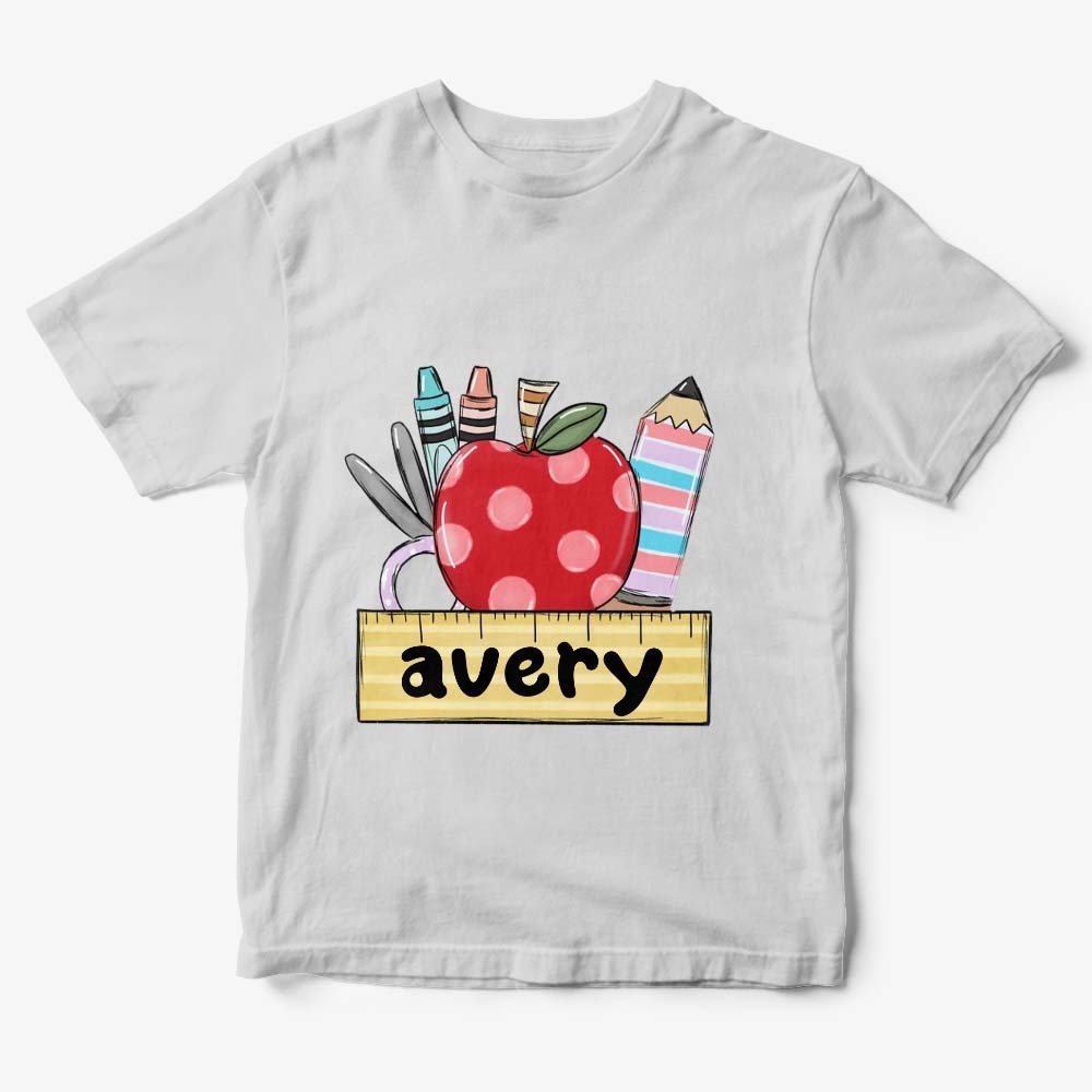 Personalisiertes T-shirt Zum Schulanfang, Erstes Schultagsshirt, Geschenk Für Kinder - DePhotoBoxer