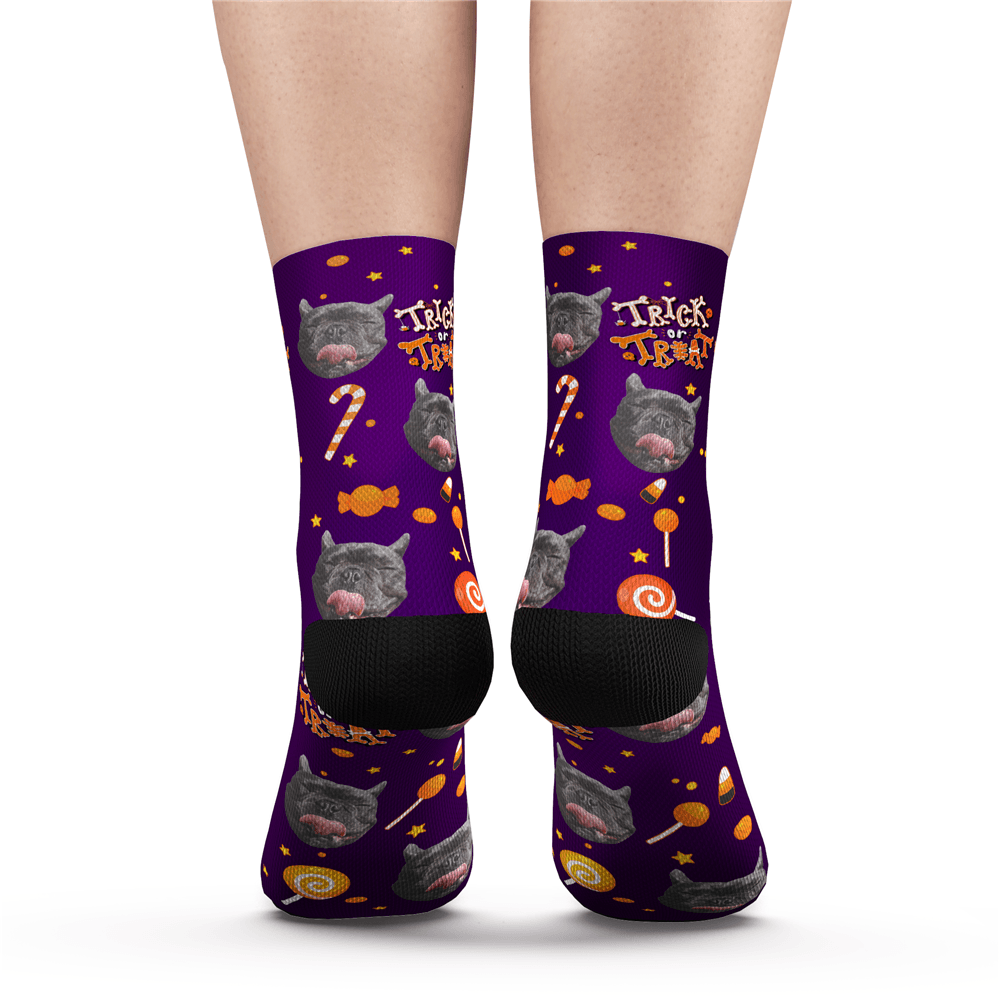 Halloween Custom Niedliche Hundesocken - DePhotoBoxer
