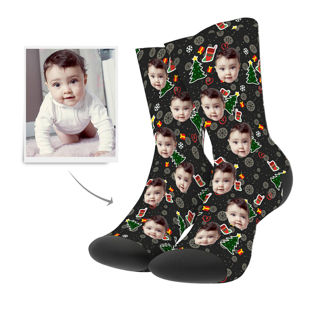 Weihnachtsbaum-held-socken Nach Maß - DePhotoBoxer
