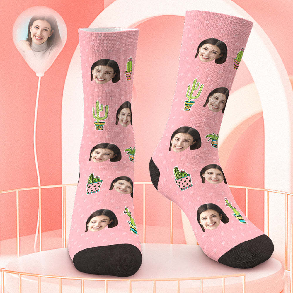 Benutzerdefinierte Gesicht Socken Pflanze Gärtner Socken Geschenk für Mutter Pflanze Hobby