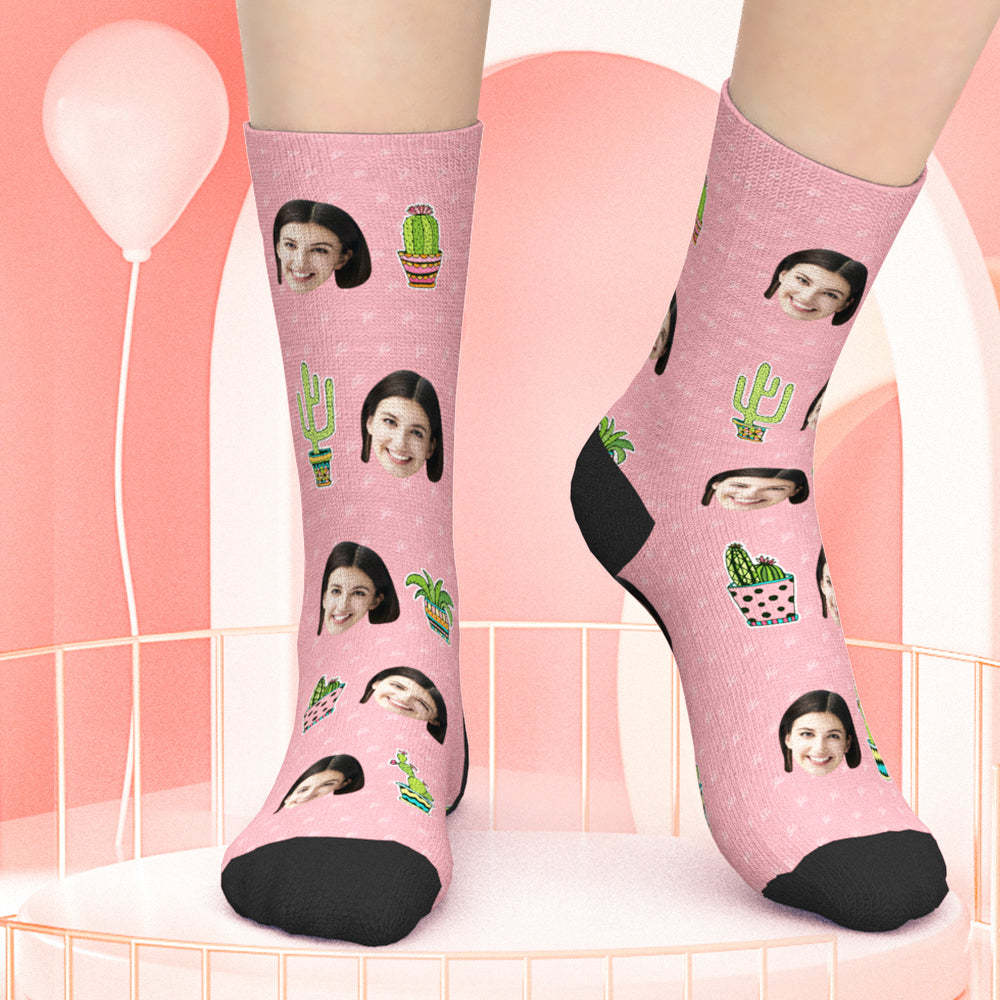 Benutzerdefinierte Gesicht Socken Pflanze Gärtner Socken Geschenk für Mutter Pflanze Hobby