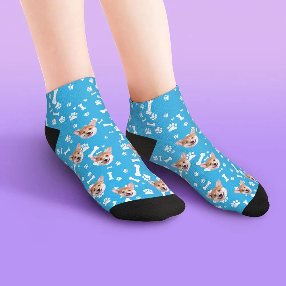 Maßgeschneiderte Niedrig Geschnittene Knöchelsocken Hund