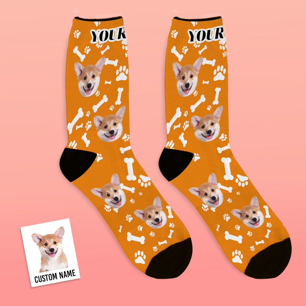 Personalisierte Haustier Socken Mit Gesicht