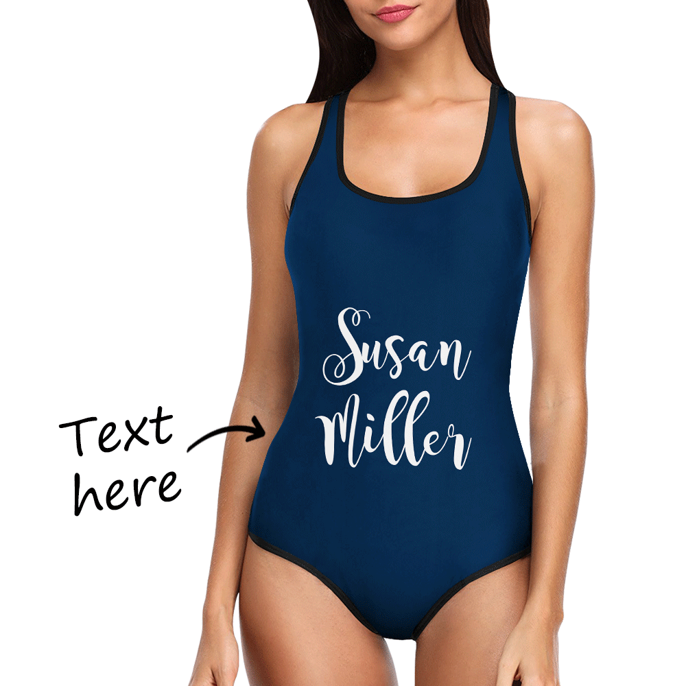 Foto Badeanzug Personalisierte Badeanzug Custom mit Text