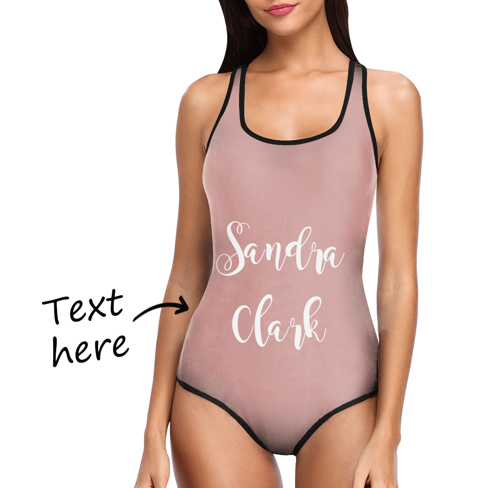 Foto Badeanzug Personalisierte Badeanzug Custom mit Text