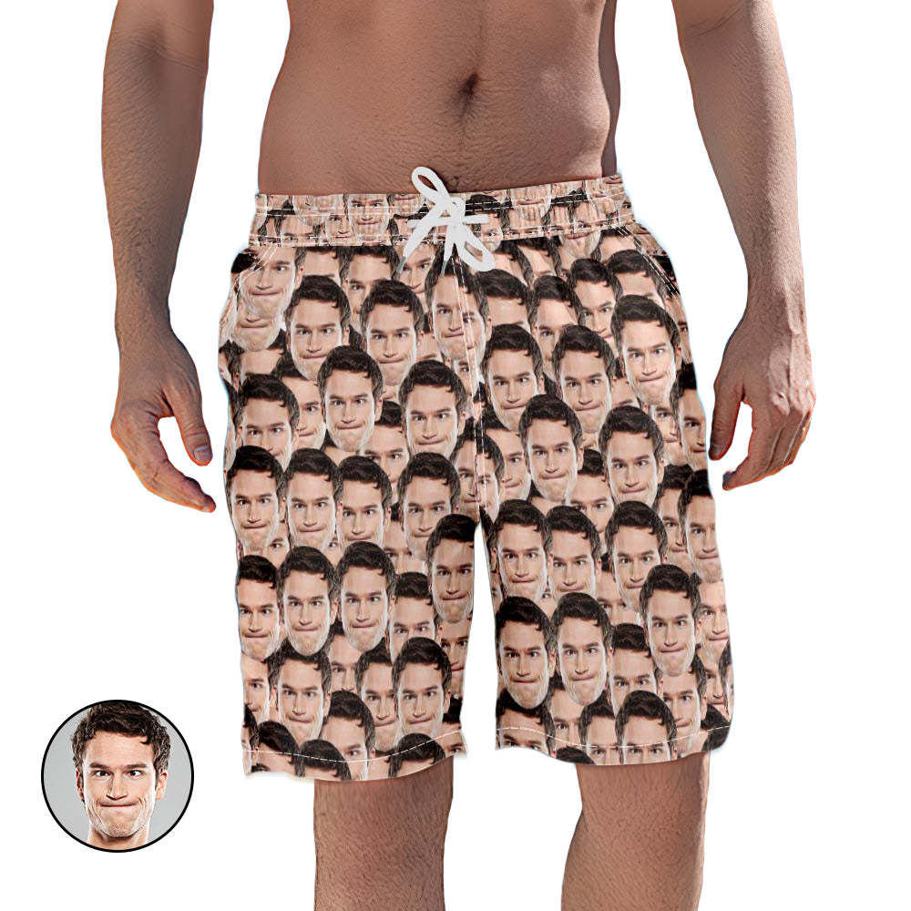 Benutzerdefinierte Gesicht Foto Sommer Männer Swim Trunk Weihnachtsgeschenk