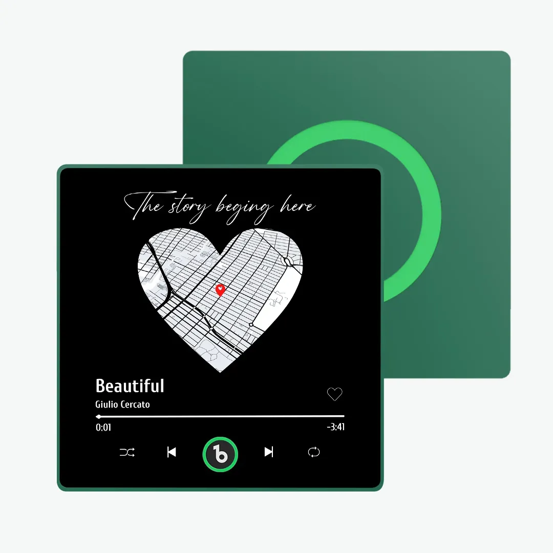 Individueller Musik-kühlschrankmagnet Mit Kartenalbum, Kühlschrankmagnet, Jubiläumsgeschenke, Bunt - DePhotoBoxer