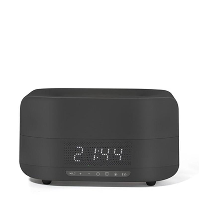 Valentinstag Geschenk Neue Kreative Simulation Flamme Luftbefeuchter Drahtlose Bluetooth Lautsprecher Uhr Wecker Geschenk - DePhotoBoxer