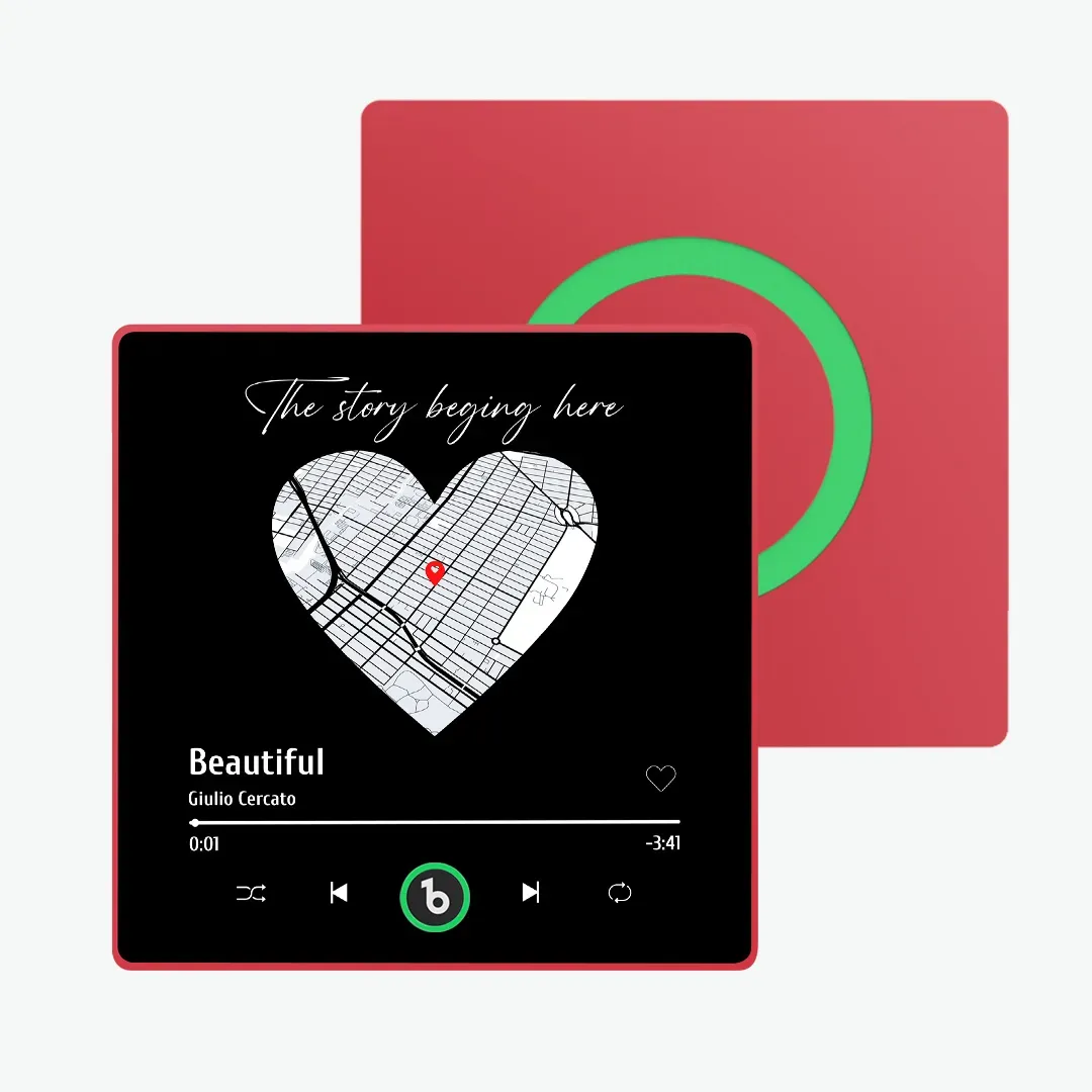 Individueller Musik-kühlschrankmagnet Mit Kartenalbum, Kühlschrankmagnet, Jubiläumsgeschenke, Bunt - DePhotoBoxer