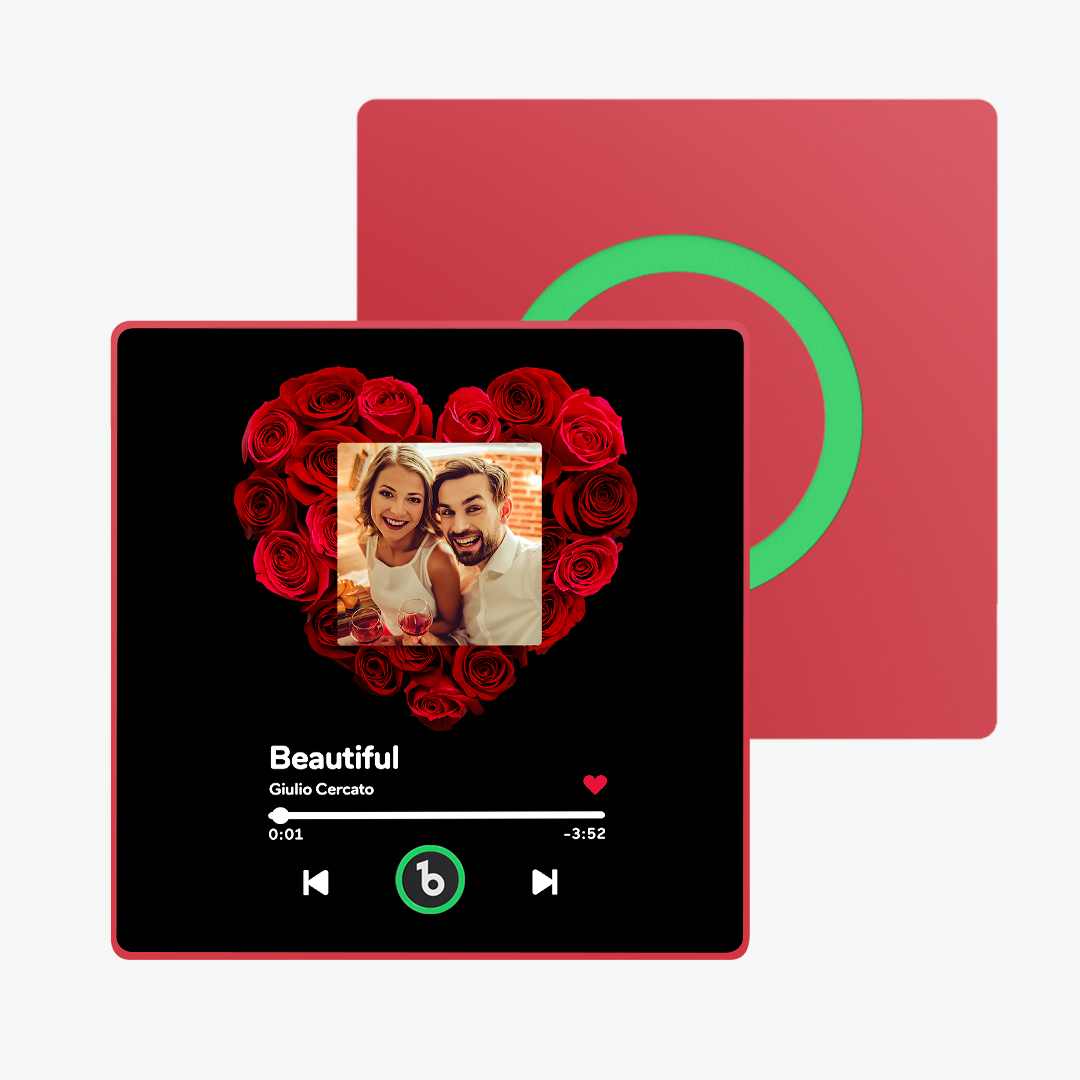 New 4.0 Upgrade Custom Music Fridge Magnet Colorful Frame Album Fridge Magnet Can Play Songs Gift for Couple