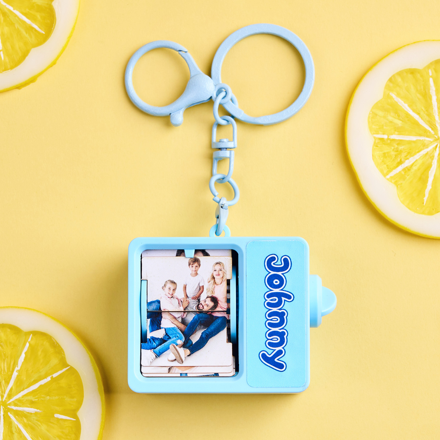 Benutzerdefinierter Flip-foto-schlüsselanhänger Personalisierter Flip-foto-schlüsselanhänger Mit Automatischer Rolle Flip-foto-schlüsselanhänger Überraschungsgeschenke