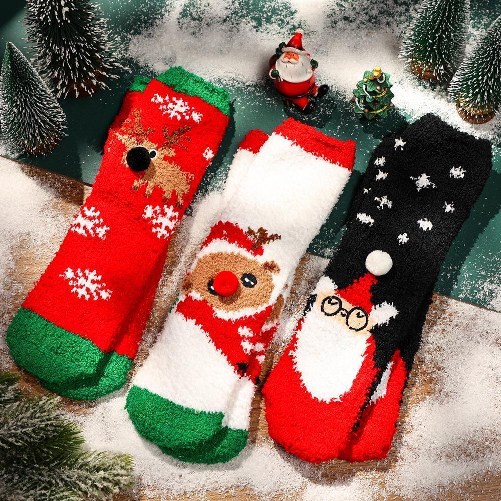 Christmas Socks Set Cotton Socks