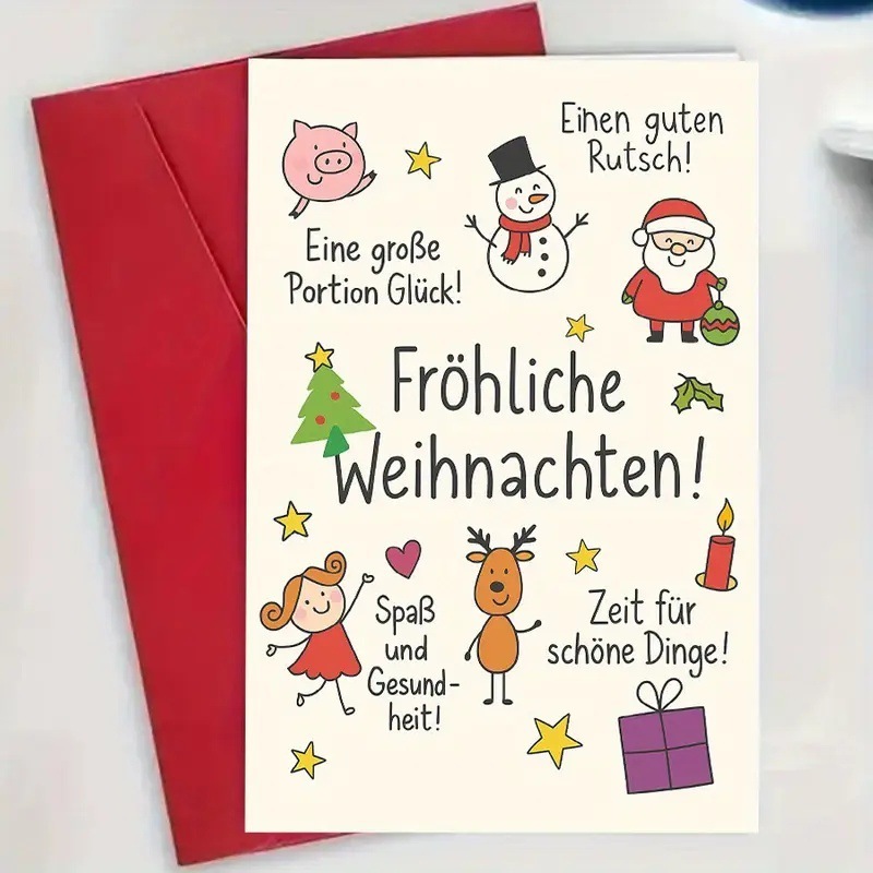 Weihnachtsgrußkarte Frohe Weihnachten - DePhotoBoxer