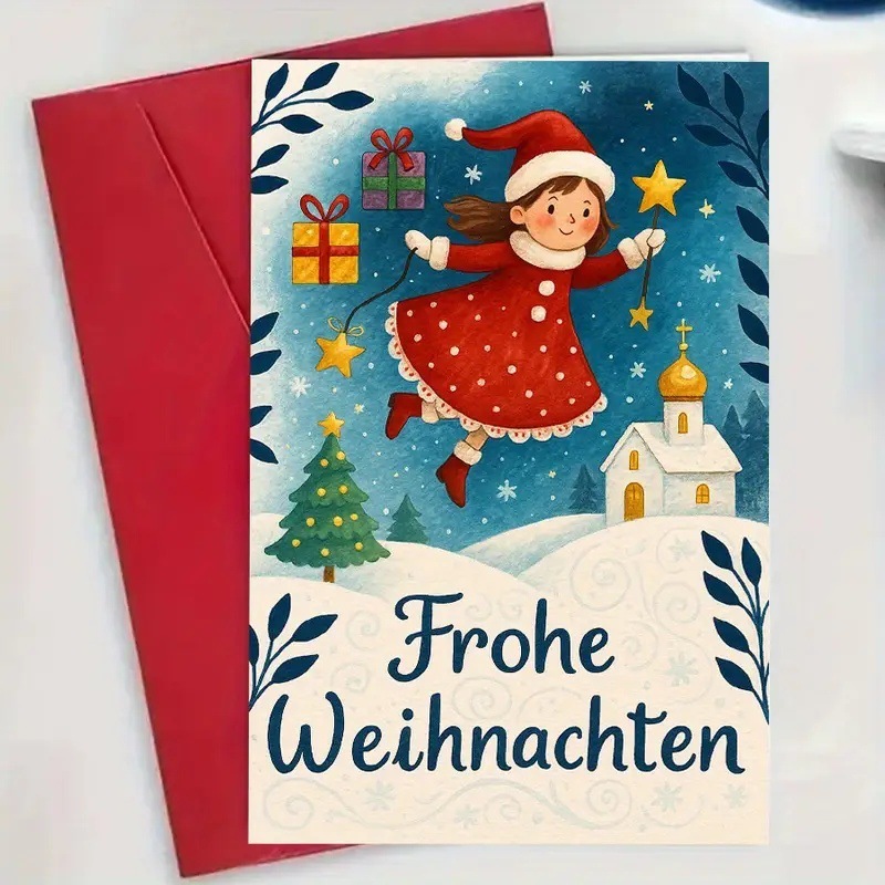 Lustige Weihnachtskarte Herzliche Weihnachtsgrüße Weihnachtswünsche - DePhotoBoxer