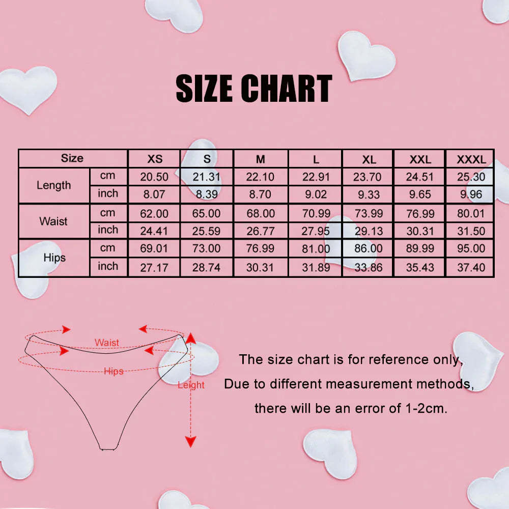 Benutzerdefinierte Gesicht Paar Passende Unterwäsche Liebe Herz Personalisierte Lustige Unterwäsche Valentinstag Geschenk - DePhotoBoxer