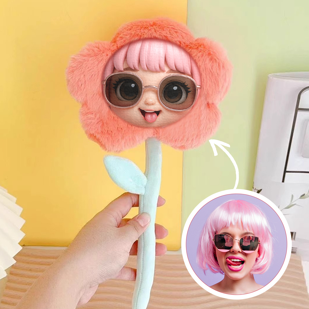 Benutzerdefinierte Plüschblumenpuppen Plüschtiere Niedliche Cartoonpuppen Blumensträuße Einzigartige Geschenke Für Freundinnen Kinder Familie