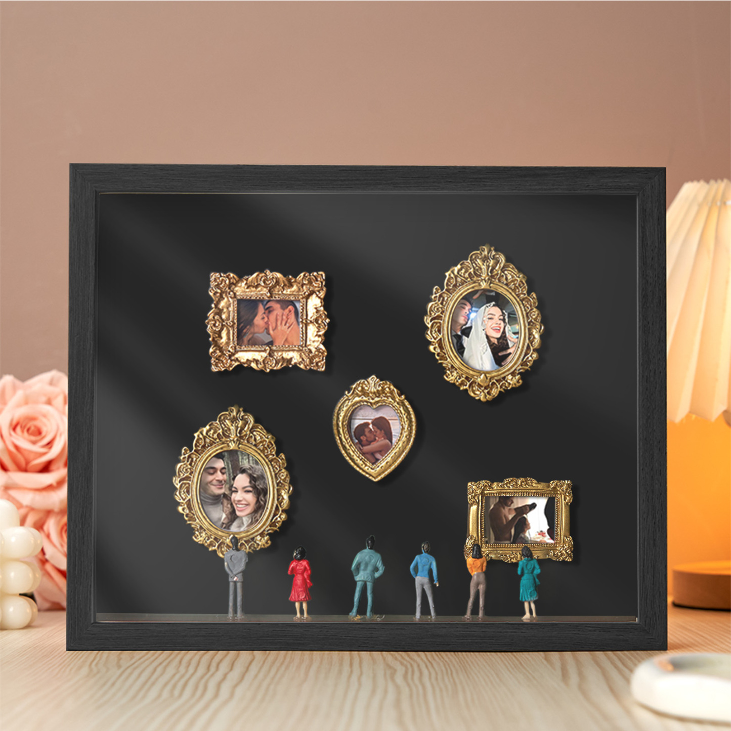 Museum Of Us Schattenbox, Personalisiertes Geschenk Für Paare, Niedliches Miniaturmuseumsgeschenk, Bedeutungsvolles Geschenk, Valentinstags- Oder Jahrestagsgeschenk