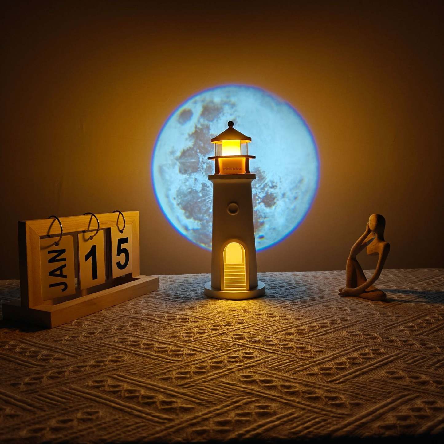 Leuchtturm Luna Lampe