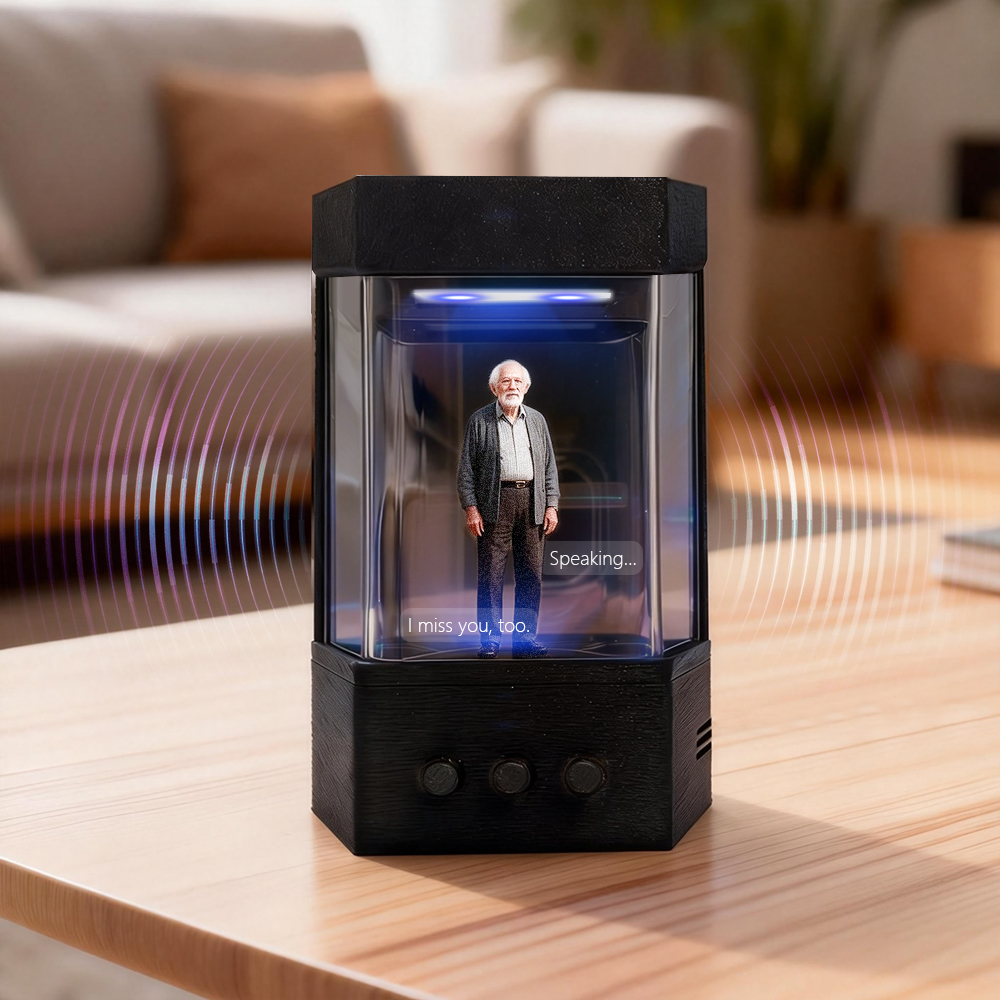Individuell Gestalteter Holografischer Interaktiver Begleiter, Holografische Lumina-boxen, Personalisiertes Foto & Stimme • Echtzeit-konversationserlebnis