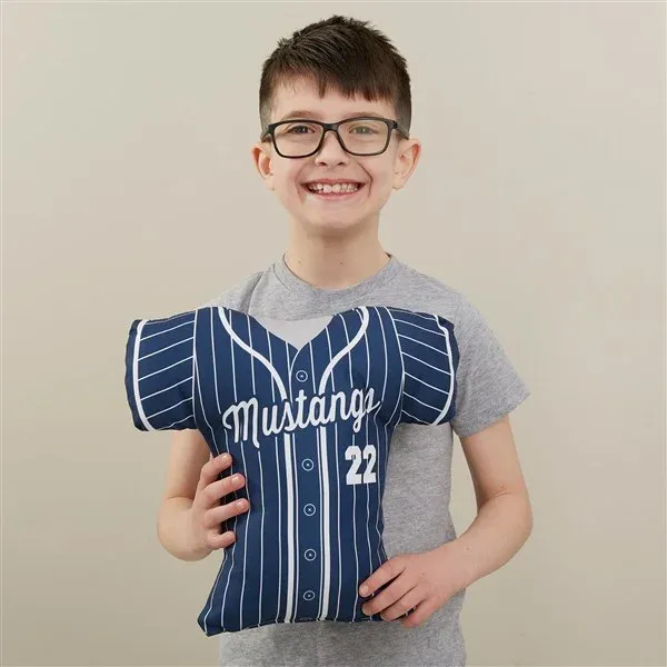 Personalisiertes Baseball-trikot-kissen, Individuelles Kissen Mit Name Und Nummer, Weiches Plüschkissen, Einzigartiges Sportgeschenk Für Fans, Heimdekoration