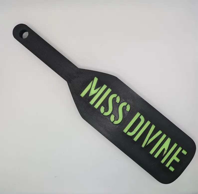 Personalisiertes Bdsm Spanking Paddle In Voller Größe