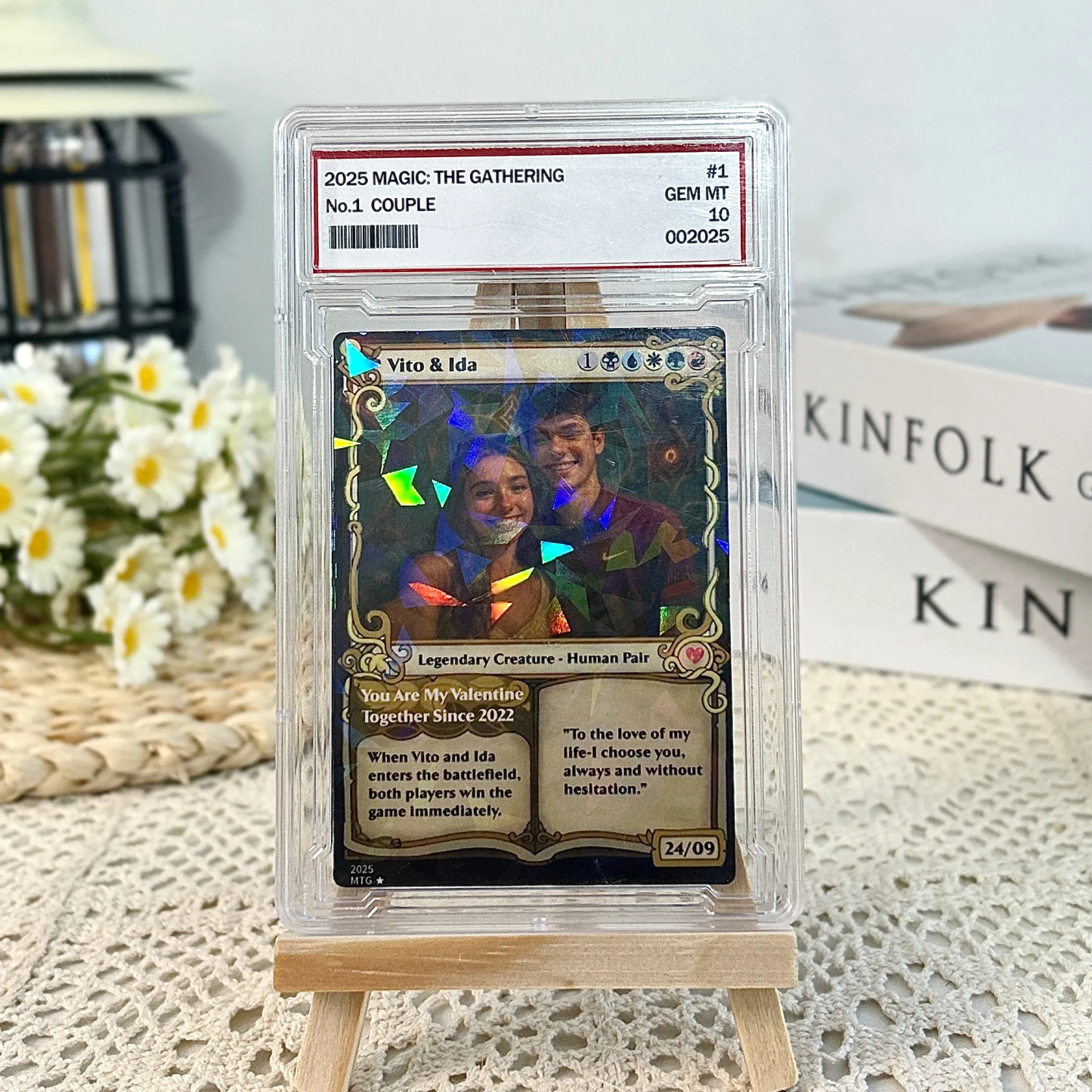 Individuell Gestaltete Magic-karte, Fantasy-spiel, Anime-karte, Valentinstagsgeschenk Für Paare - DePhotoBoxer